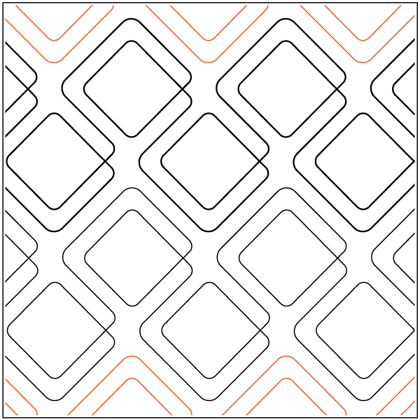 Diagonal Plaid pantograph